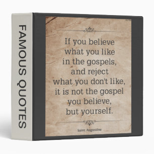 St. Augustine #1 Binder