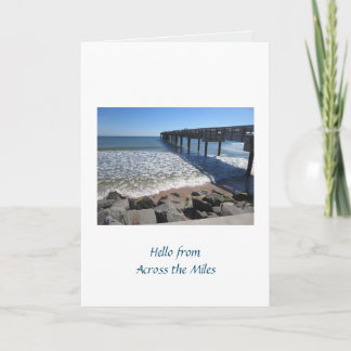 St. Augustine Across the MilesFolded Greeting Card