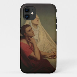 St. Augustine and his mother St. Monica, 1855 iPhone 11 Case