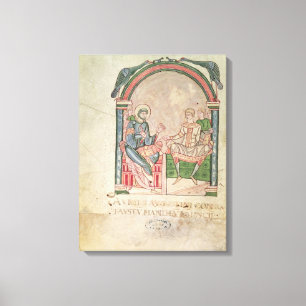 St. Augustine Arguing with Faustus Canvas Print