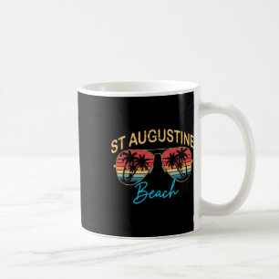 St Augustine Beach Florida Men Women Souvenir Surf Coffee Mug
