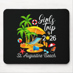St Augustine Beach Florida Summer Artwork Mouse Pad