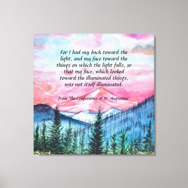 St. Augustine Canvas Print (Front)