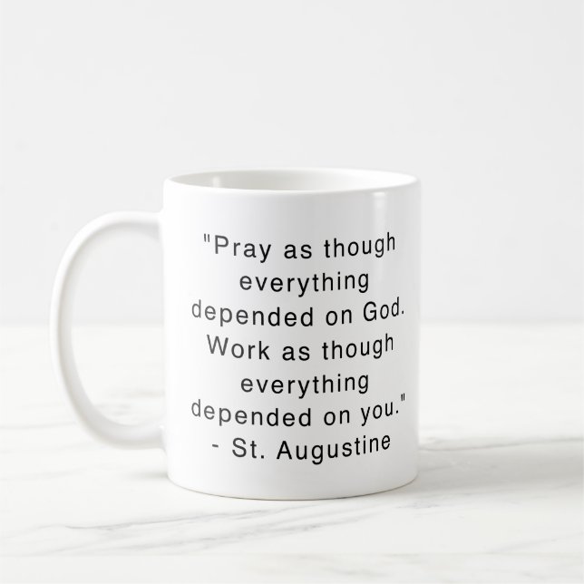 St. Augustine Coffee Mug (Left)