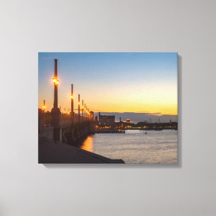 St. Augustine Evening Canvas Print