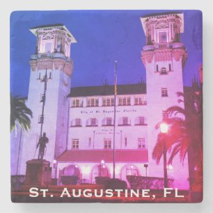 St. Augustine, FL - Hotel Alcazar Stone Coaster