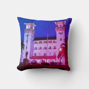 St. Augustine, FL - Hotel Alcazar Throw Pillow