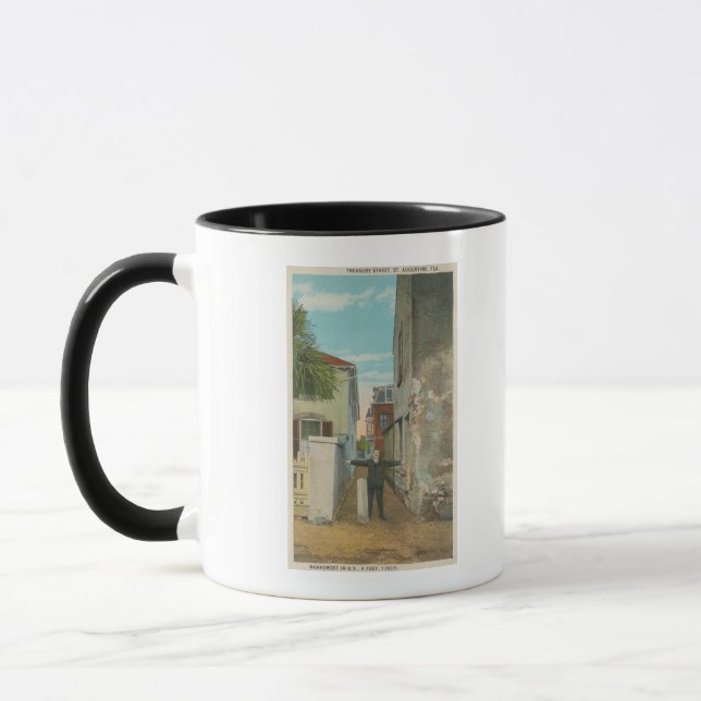 St. Augustine, FL - View of Treasury Street & Mug (Left)