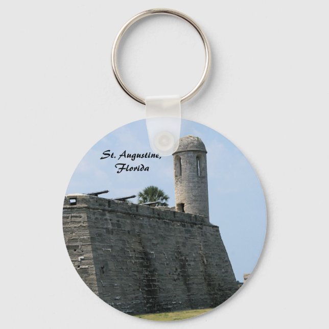 St. Augustine Florida fort castillo de san marcos Keychain (Front)