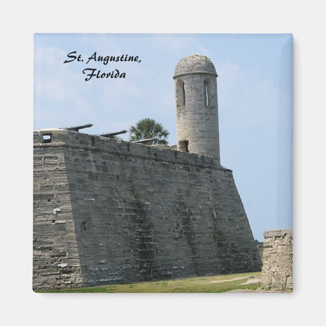 St. Augustine Florida fort castillo de san marcos Magnet (Front)