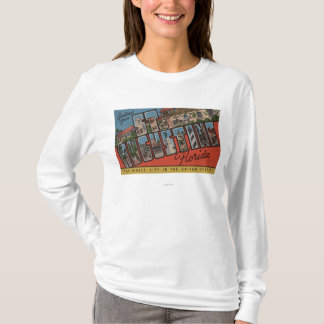 St. Augustine, Florida - Large Letter Scenes 2 T-Shirt