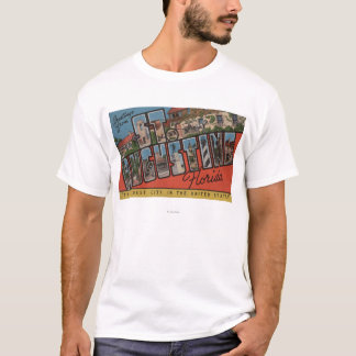 St. Augustine, Florida - Large Letter Scenes 2 T-Shirt