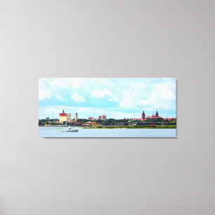 St. Augustine, Florida River View Canvas Print