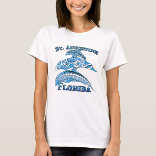 St. Augustine Florida Vacation Tribal Dolphins T-Shirt