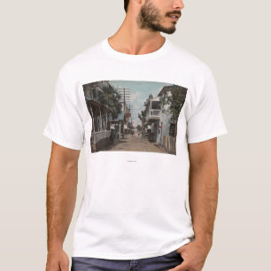 St. Augustine, Florida - View of St. George St. T-Shirt