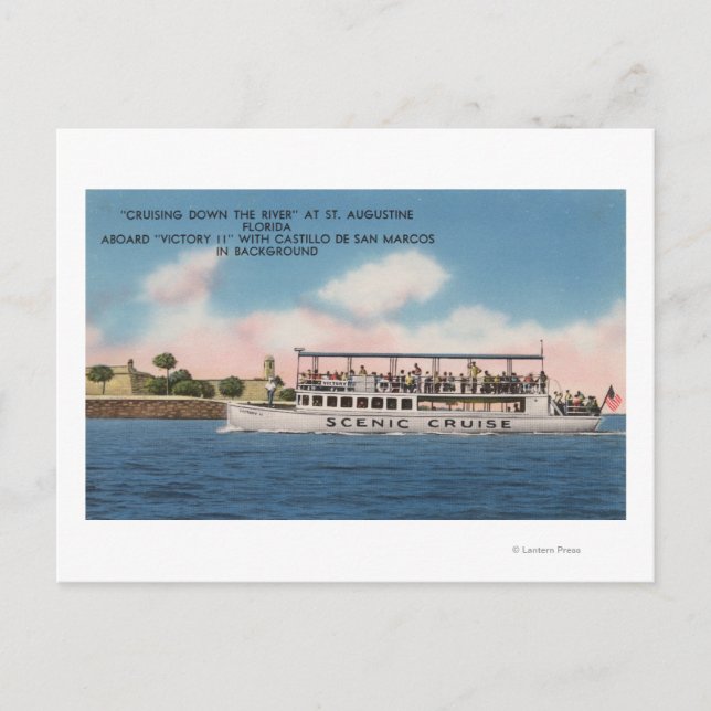 St. Augustine, Florida - View of Victory Postcard (Front)