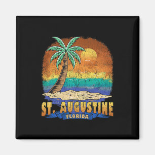 St Augustine Florida Vintage Distressed Souvenir  Magnet
