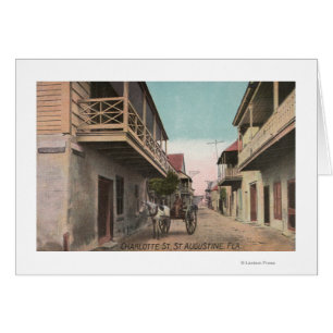 St. Augustine, Floride - Vue de Charlotte St.