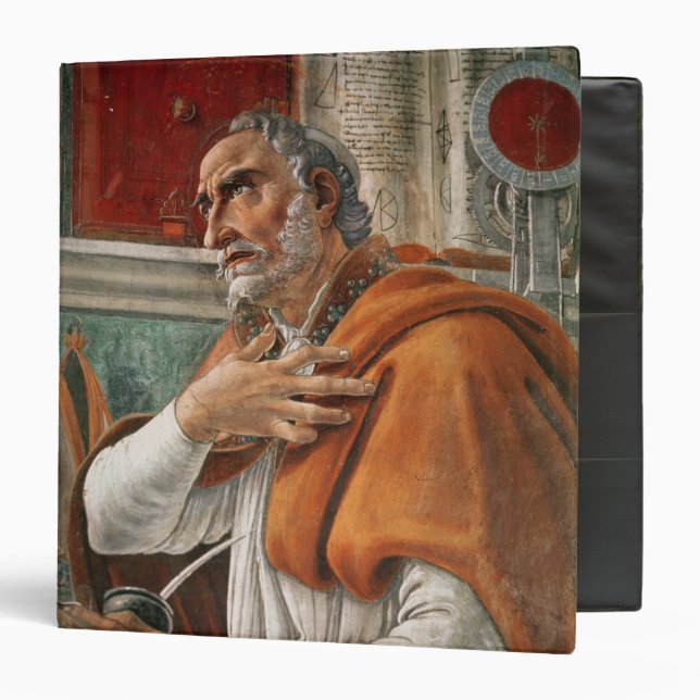 St. Augustine in his Cell, c.1480 Binder (Front/Inside)