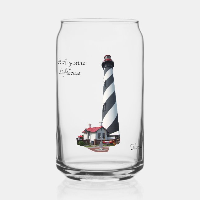 St. Augustine Lighthouse can glass (Front)