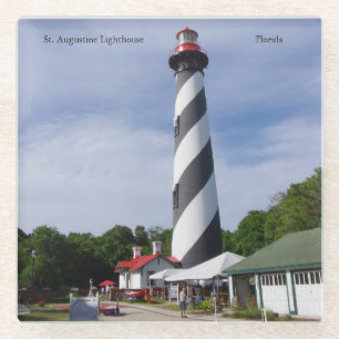 St. Augustine Lighthouse glass coaster