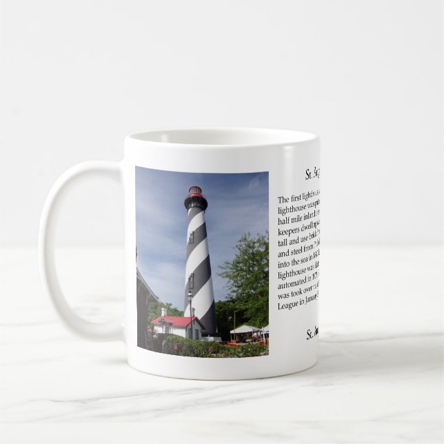 St. Augustine Lighthouse mug (Left)