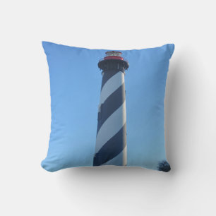 St Augustine Lighthouse photo created as a Throw Pillow