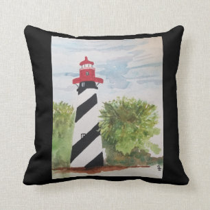 St Augustine Lighthouse Throw Pillow
