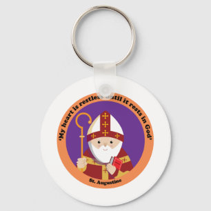 St. Augustine of Hippo Keychain