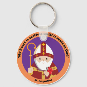 St. Augustine of Hippo Keychain