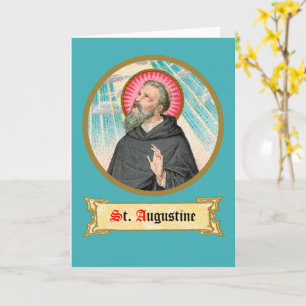 St. Augustine of Hippo (SAU 047; detail) Card