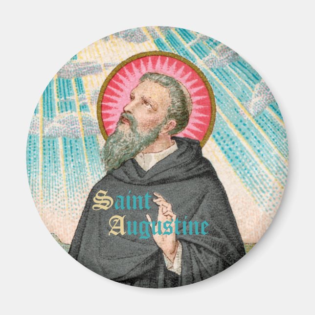 St. Augustine of Hippo (SAU 047; detail) Magnet (Front)