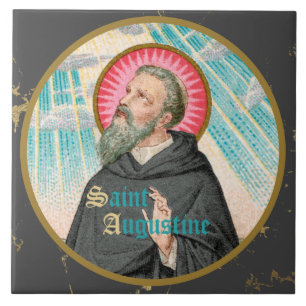 St. Augustine of Hippo (SAU 047; detail) Tile