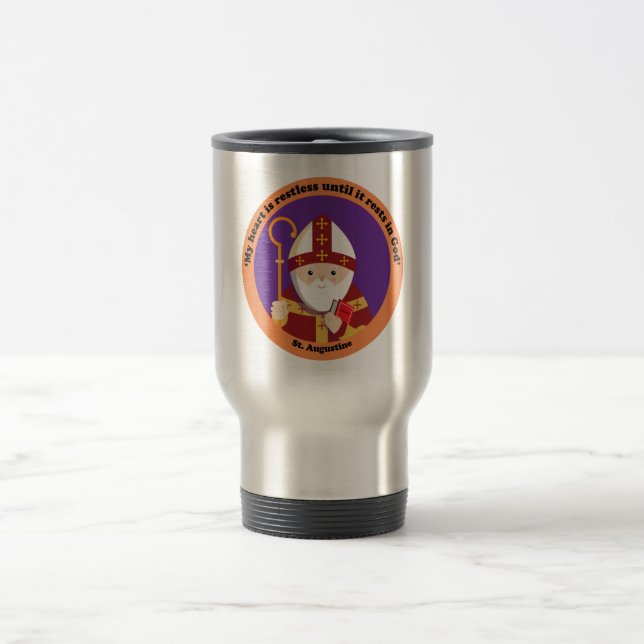 St. Augustine of Hippo Travel Mug (Center)