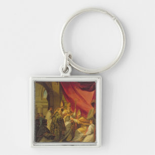 St. Augustine  ordained as the Bishop Keychain
