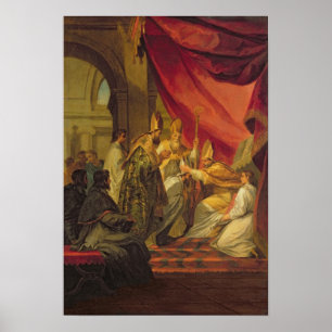 St. Augustine ordained as the Bishop Poster