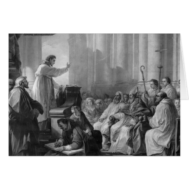 St. Augustine preaching (Front Horizontal)