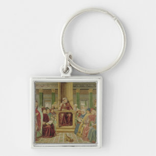 St. Augustine Reading Rhetoric Keychain