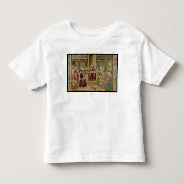 St. Augustine Reading Rhetoric Toddler T-shirt (Front)