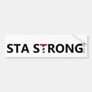 St. Augustine - STA STRONG Bumper Sticker