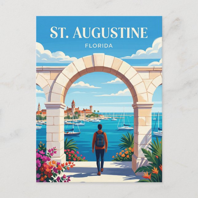 St. Augustine USA Postcard (Front)