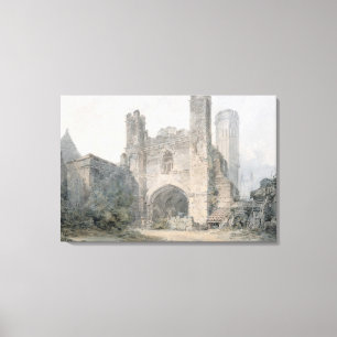St. Augustine's Gate, Canterbury, c.1797 (w/c over Canvas Print