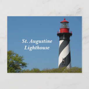 St Augustrine Lighthouse Postcard