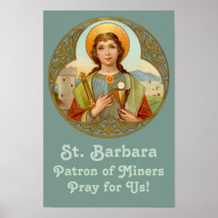 St. Barbara (BK 001) 11"x16.5" Poster 1