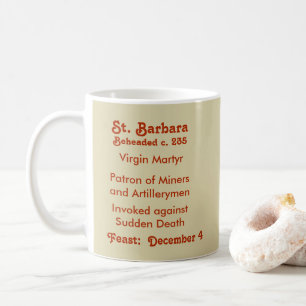 St. Barbara (BK 001) Coffee Mug 1c