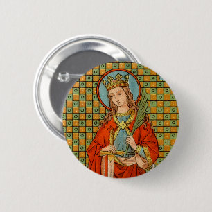 St. Barbara (JP 01) 2 Inch Round Button