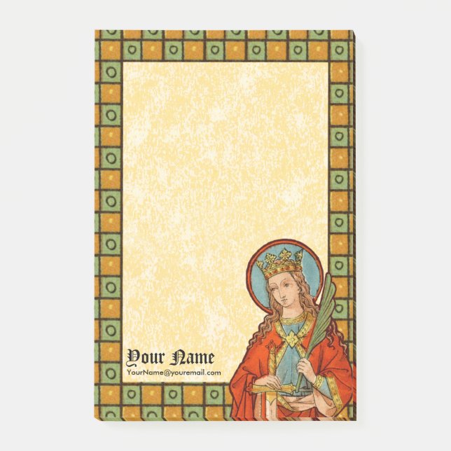 St. Barbara (JP 01) 4"x6" Post-it Notes (Front)