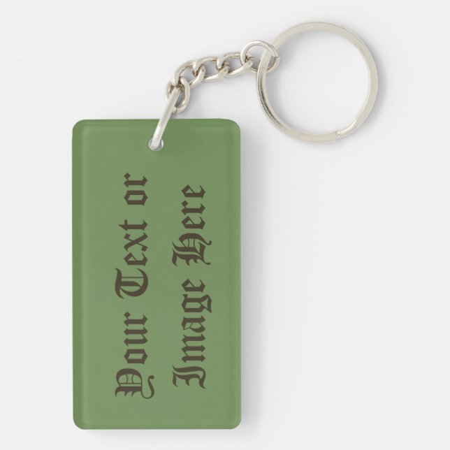 St. Barbara (JP 01) Blank/DIY Back Keychain (Back)