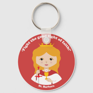 St. Barbara Keychain