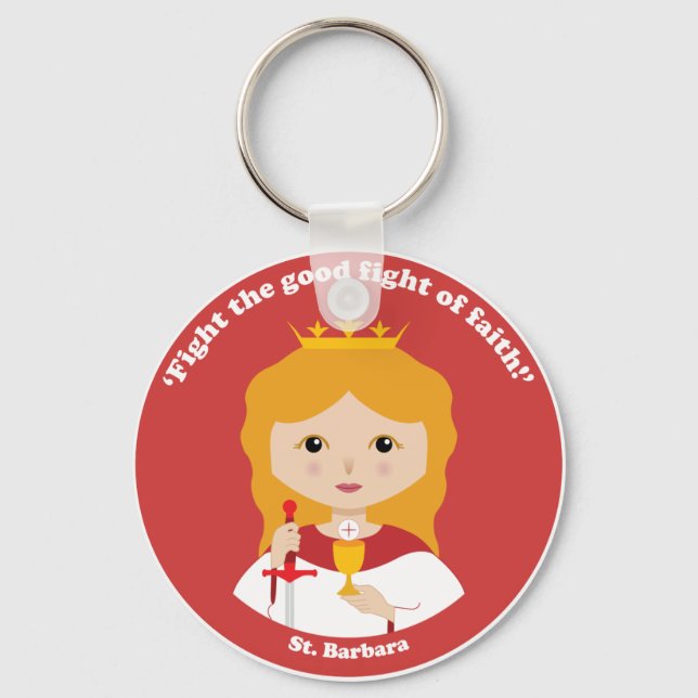 St. Barbara Keychain (Front)